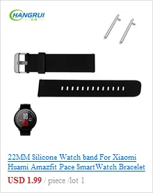 HANGRUI смарт-браслеты для Huami Amazfit Pace Stratos 2 ремешок из натуральной кожи ремешок для xiaomi Huami Amazfit 2 Браслет ремешок 22 мм