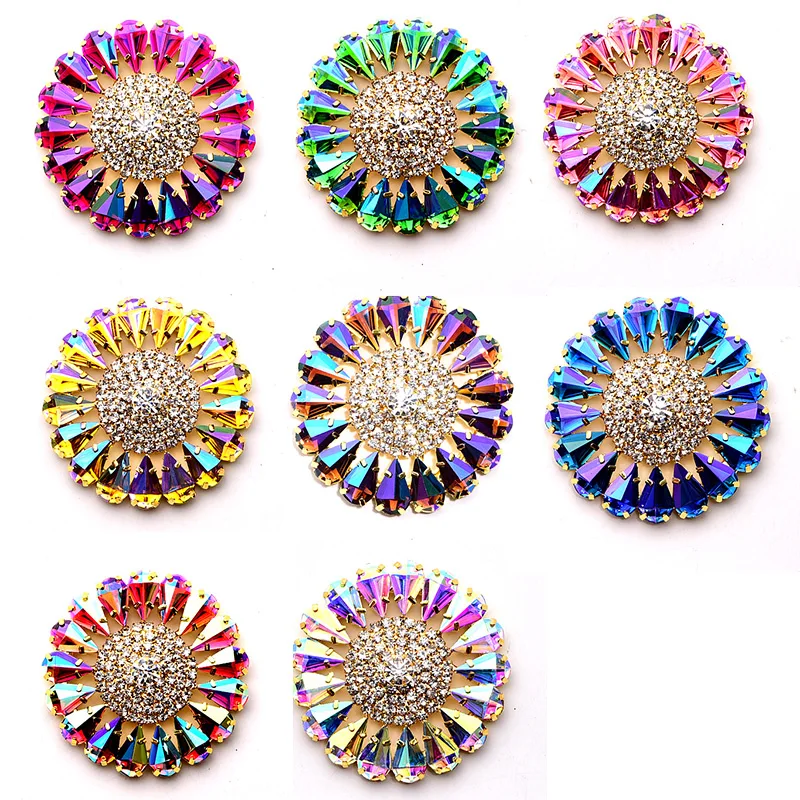 Цветные стразы 5 2 см аппликация в виде конского глаза стрекозы медаль