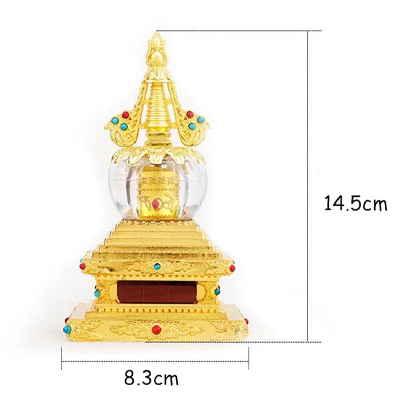 Тибетские поставщики Золотые/серебряные/красные медные цвета 14 5 см сплав