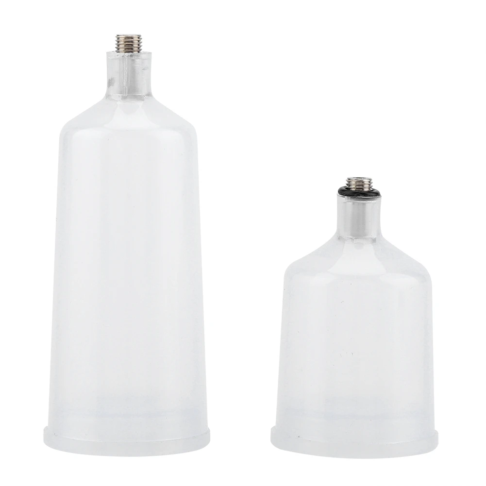 

2PCS / Set Plastic Spray Paint Gun Airbrush Cup Pot 20ml 40ml Cup For Airbrush Spray Gun Parts Fastmover Threaded Connector