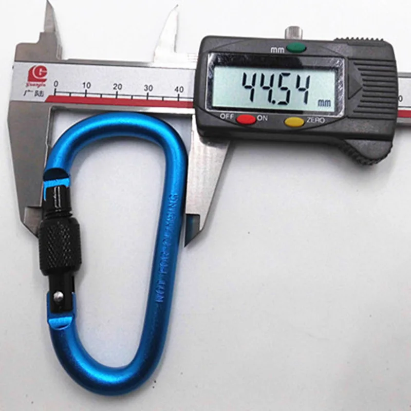 100 шт. карабины для скалолазания D сплав алюминиевый альпинистский замок Quickdraws