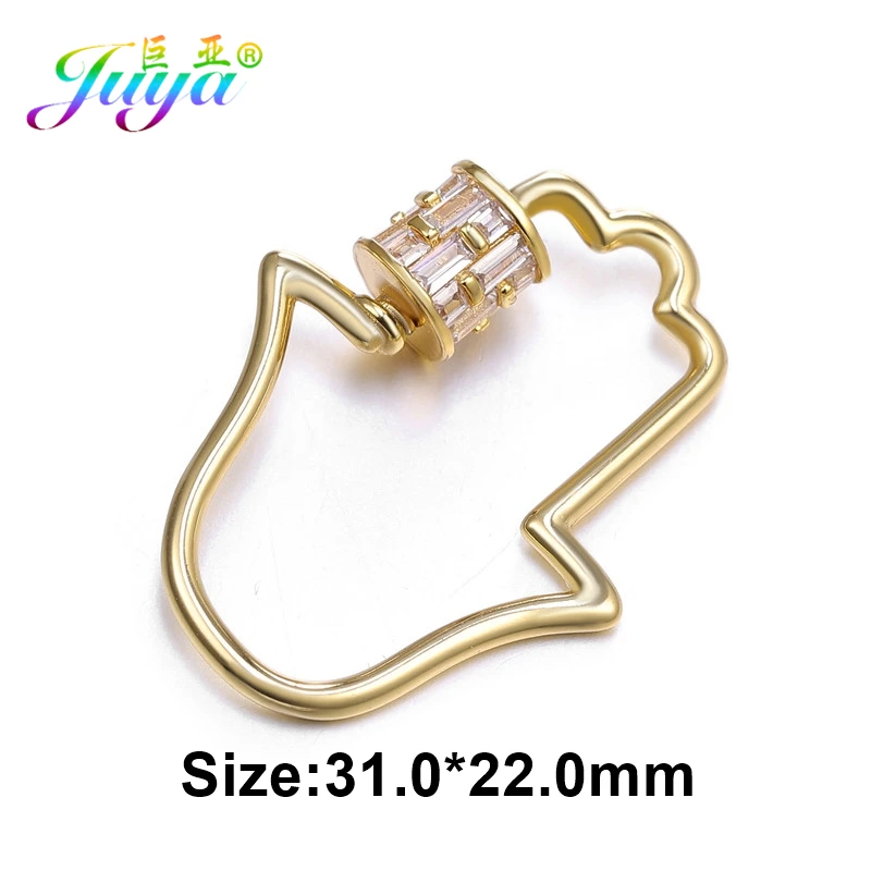 Gold Juya DIY застежки для ювелирных изделий, принадлежности, Застежка ручной работы, застежка для лобстера, аксессуары для роскошного рукоделия, бисероплетение, изготовление ювелирных изделий - Цвет: Gold