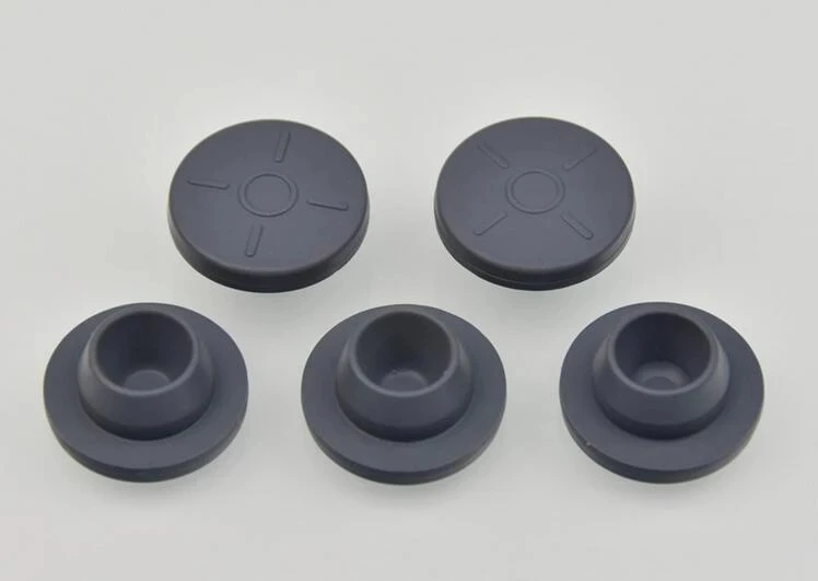

100pcs/lot 24mm 26mm 28mm 32mm Butyl Rubber Stopper Plug For Medical Glass Bottle Vials Rubber Sealing Injection Vials Stopper