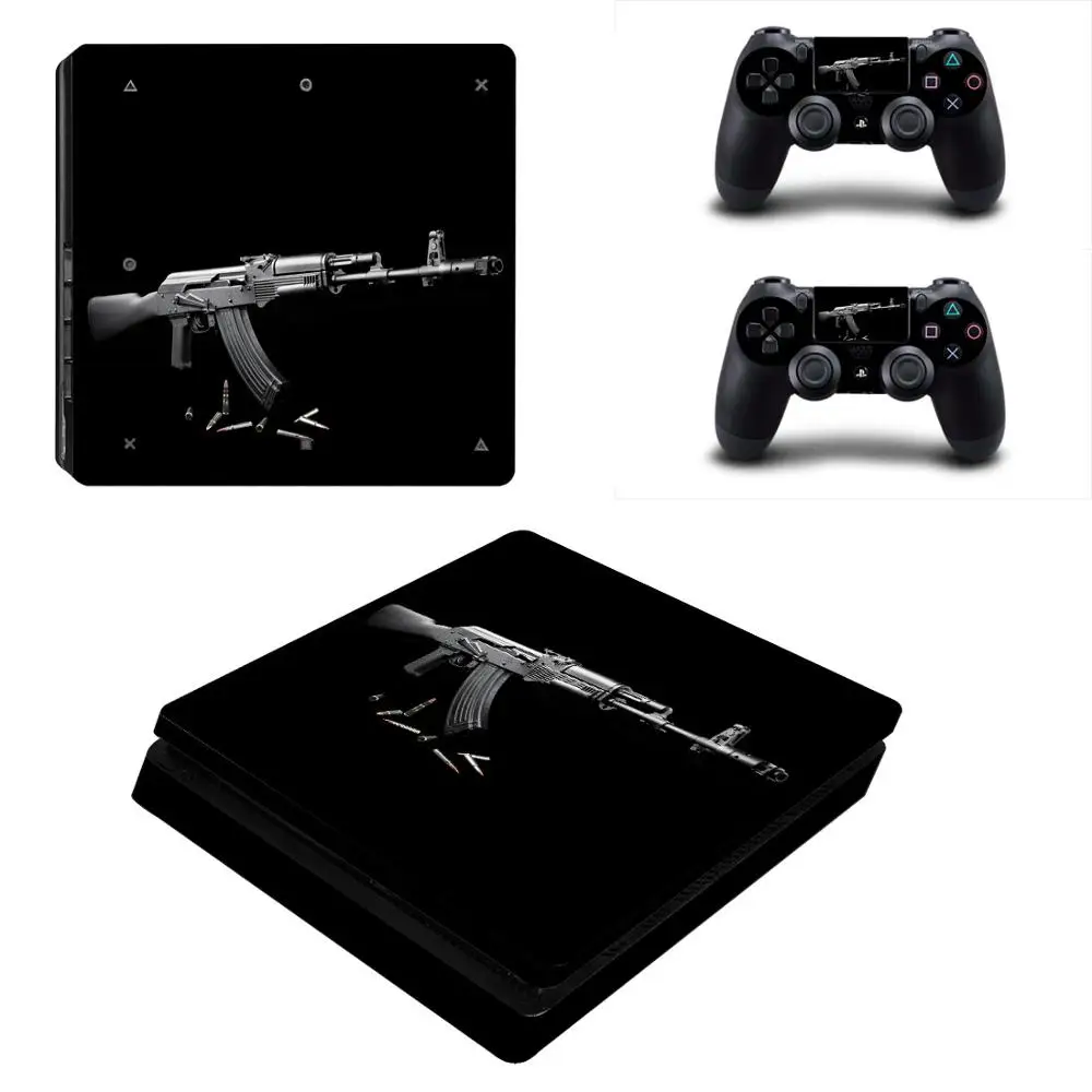 Синие белые серебристые металлические наклейки для консоли Sony PlayStation 4 и