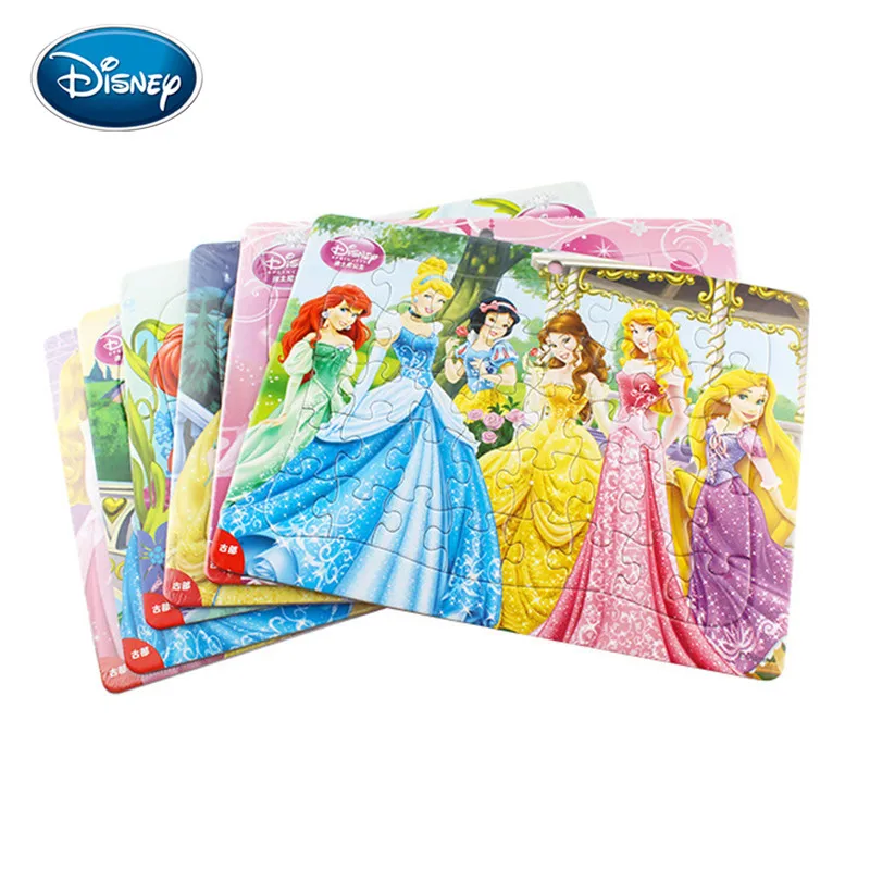 Disney 40 шт. Белоснежка/замороженная/Микки/супер летающий человек серии головоломка 3-5 лет Детская обучающая игрушка головоломка детский подарок