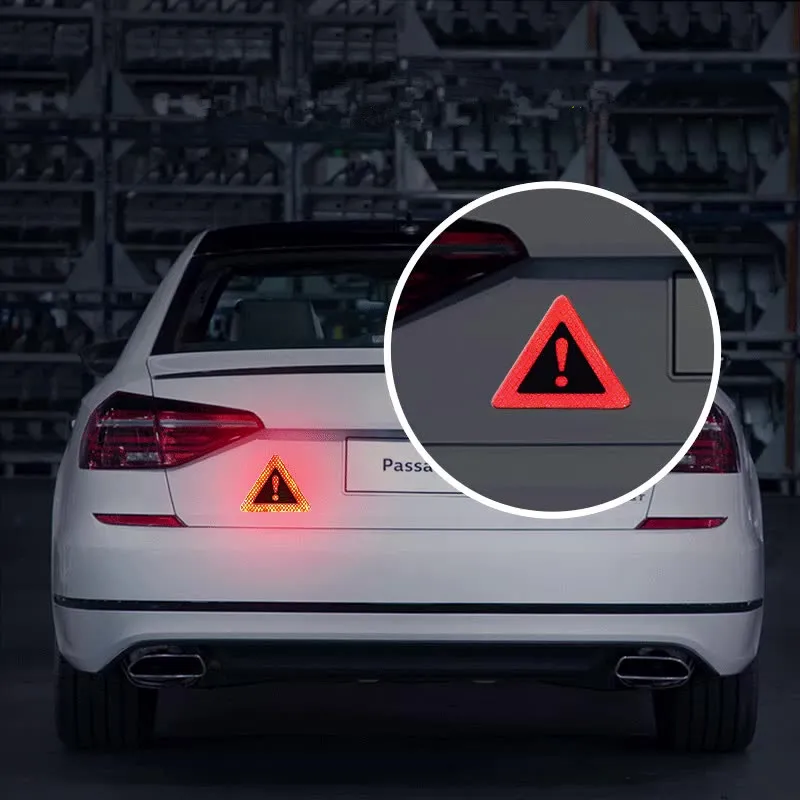 

Фонарь безопасности, предупреждающий знак, автомобильные Внешние аксессуары, Предупреждение о ночном вождении, светоотражатель Gecko