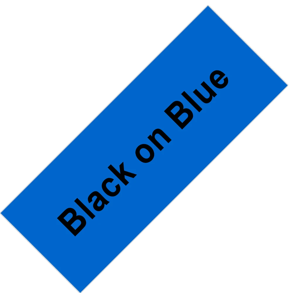 Black on Blue Fimax 1 упаковка TZe-FX231 совместимый для Brother P-Touch TZ-FX231 TZeFX231 TZE-631 черный на белом 12 мм для Brother гибкая лента - Цвет: Black on Blue