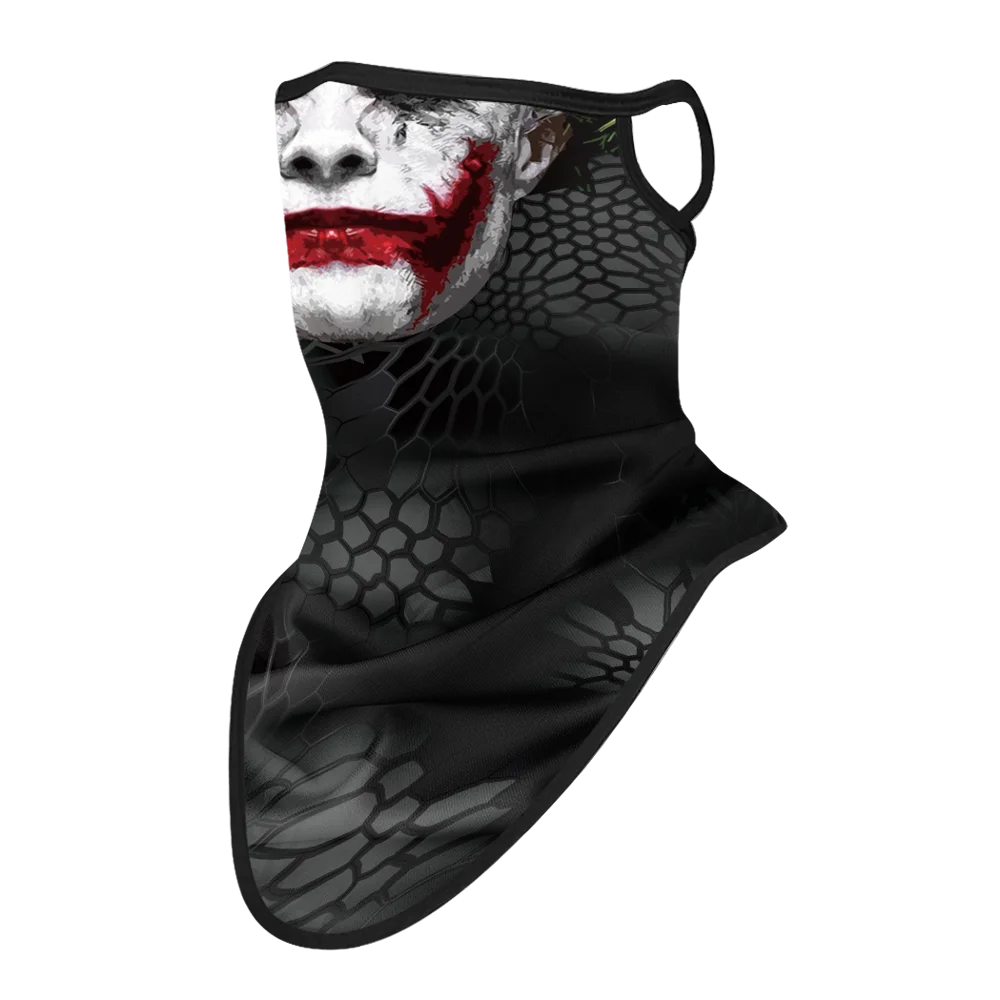 Велосипедная маска для лица с черепом Joker бандана петля шейный шарф треугольная