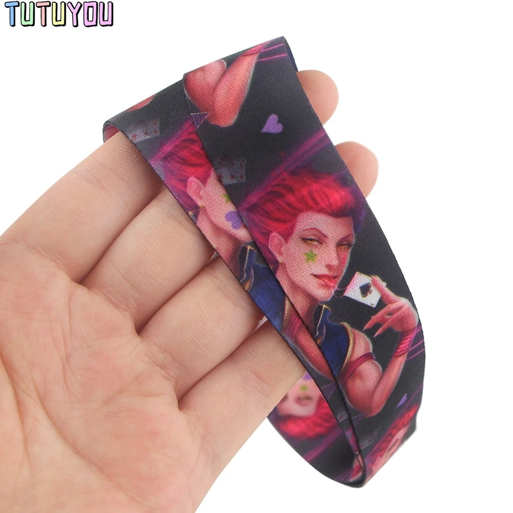 

PC2337 Wholesale 20pcs/lot Full-time Hunter Cartoon Anime Lovers Key Chain Lanyard Neck Strap For USB Badge Holder DIY Hang Rope