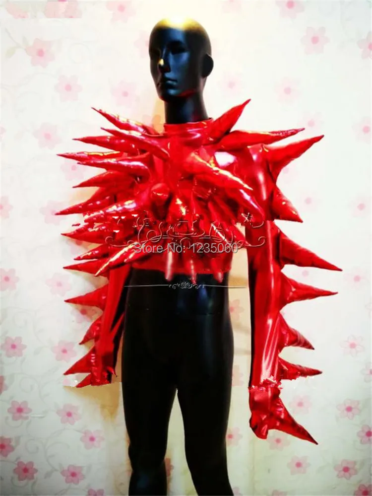 Вечерние тема Красный бальных танцев сценические костюмы Спайк женское платье dj