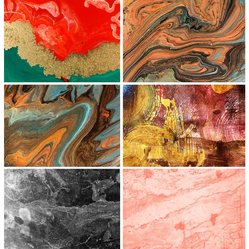 

ZHISUXI Vinyl Photography Backdrops Props Marble Gradient Painted Photo Studio Background 201016MHP-03