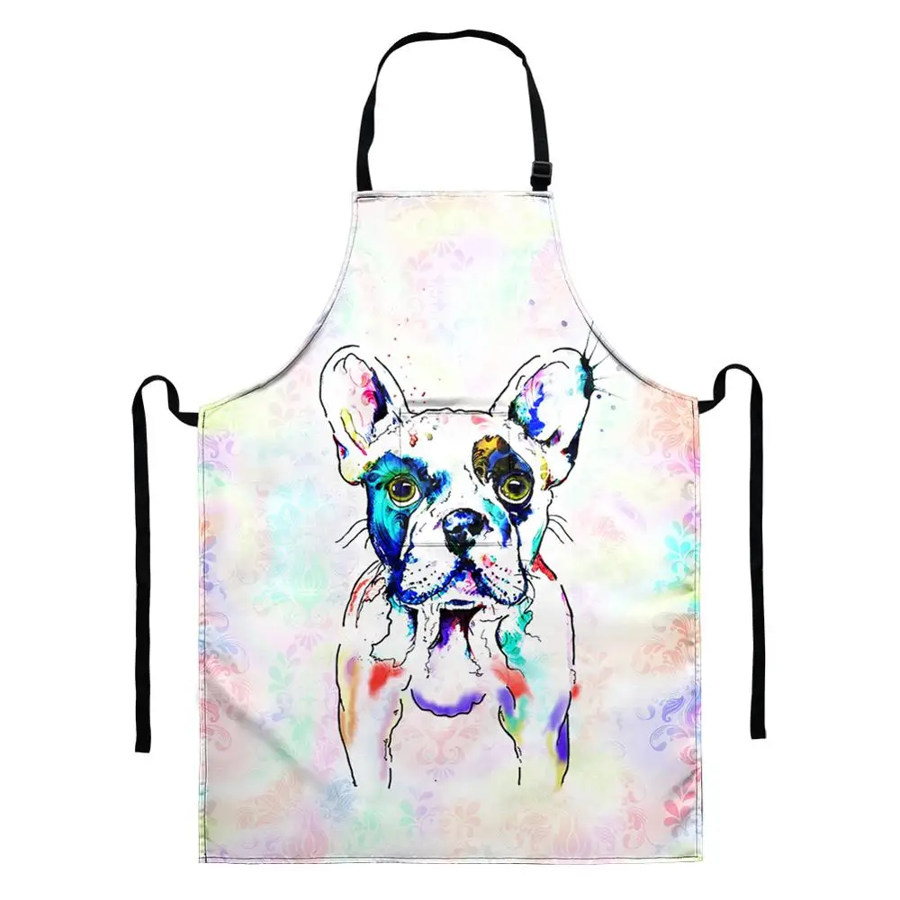 

Custom Your Design Print Animal Pet Pattern Bib ApronRoomy Pockets Machine Washable for Kitchen Crafting BBQ Drawing