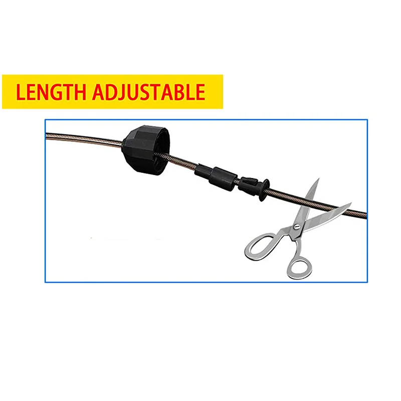 

SEWS-2 Pack Jump Rope, Ball Bearings Tangle-Free Rapid Speed Cable Skipping Rope, Adjustable Jumping Ropes for Men Women Kids