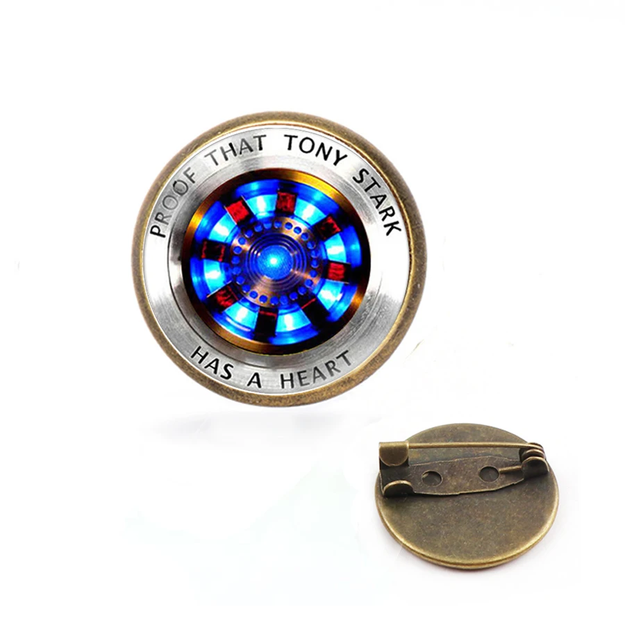 Мстители 4 я люблю тебя 3000 раз брошь Железный человек Тони Старк нагрудные