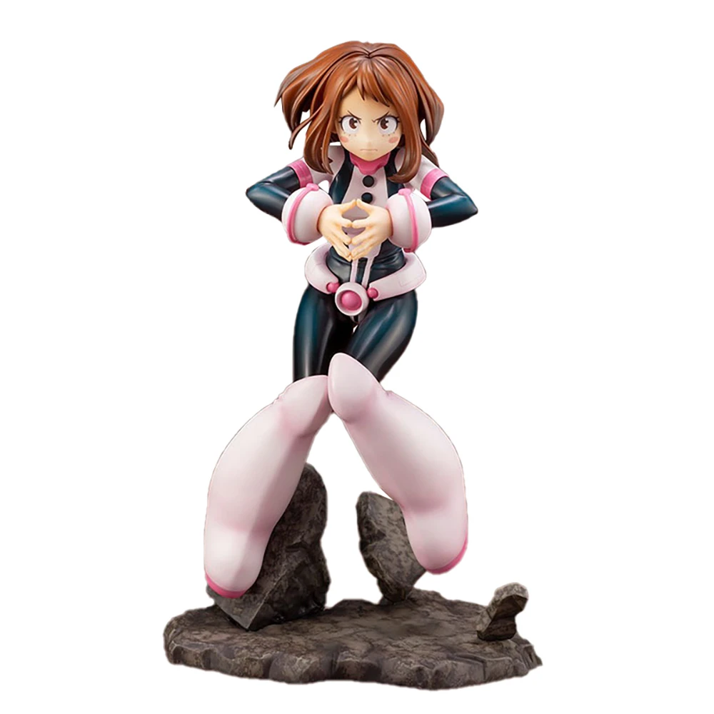 

Экшн-фигурка моя геройская академия, модель Ochaco Uraraka, аниме, ПВХ, 21 см, боевой костюм, коллекционная игрушка, изысканное украшение, подарок