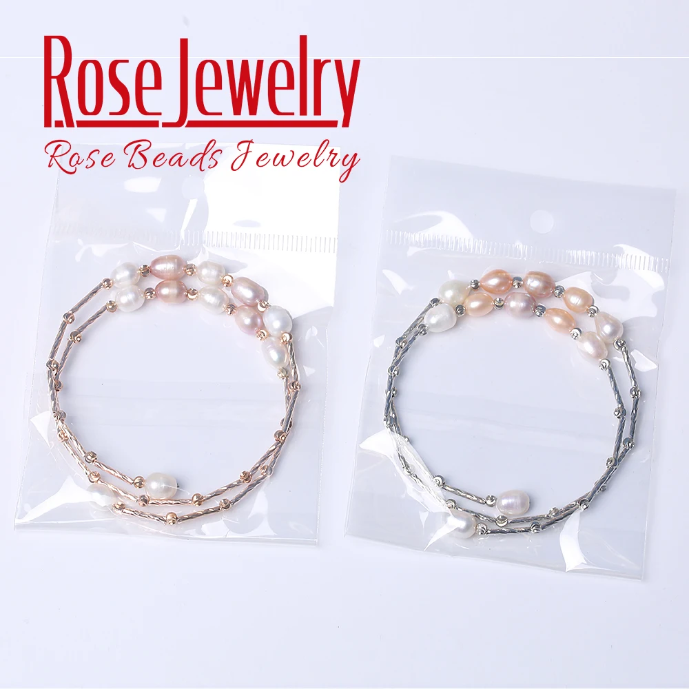 Браслеты из натурального жемчуга 6-7 мм | Украшения и аксессуары