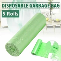 5 rolls75 pcs portable pe camping festival toilet home clean composting biodegradable bag indooroutdoor garbage bag accessory