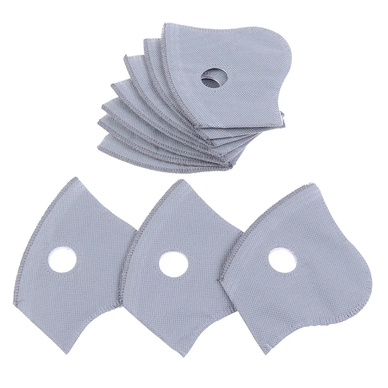 

10/5 Pcs PM2.5 Mask Pad Activated Carbon Filter For Air Cleaner Mouth With Face Mask