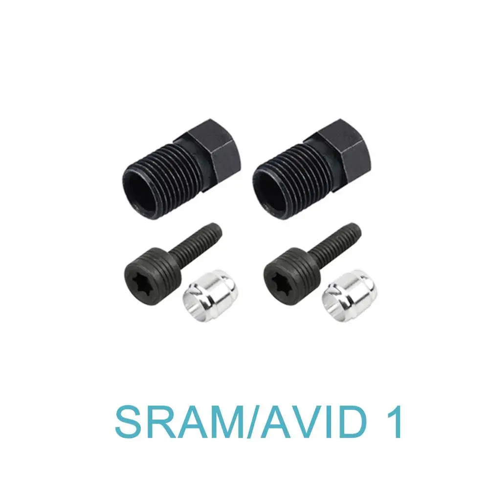 Велосипедные гидравлические шланговые переходники для Magura Shimano Formula SRAM Avid Olive соединительная вставка и адаптер - Цвет: SRAM-AVID 1