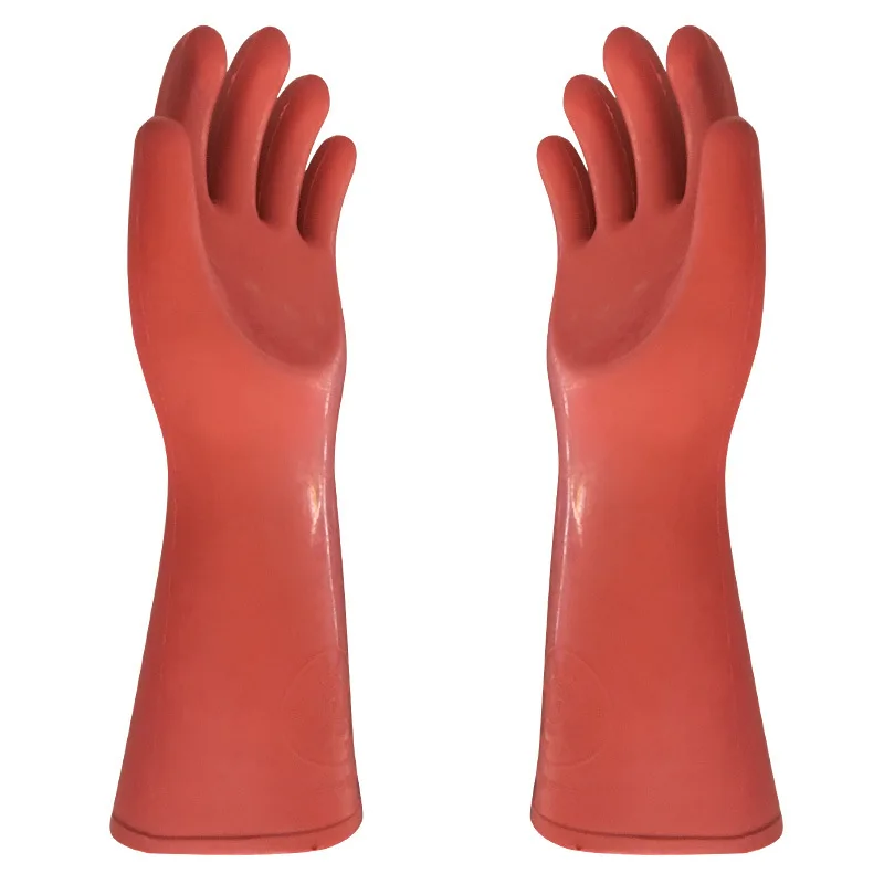 

Electrician Gloves Insulated Rubber Gloves 12KV 25KV High Voltage Safety Protective Work Gloves Insulating