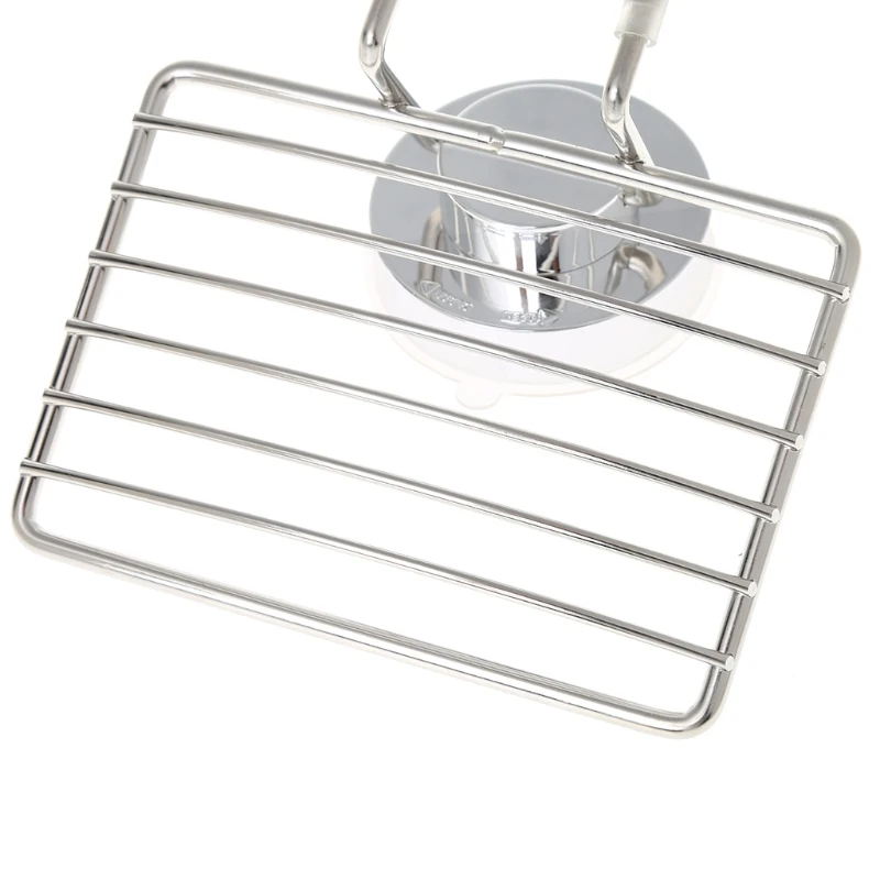 

Stainless Steel Vacuum Suction Cup Soap Saver Dish Soap Tray Soap Holder Dropshipping