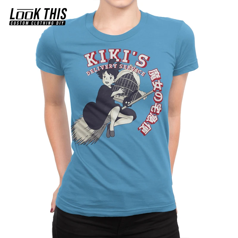 

Fun Anime Kiki's Delivery Service 3D Pattern Harajuku Summer T-shirt Female Casual Short Sleeve Girls Tops Tee Women's T-shirt