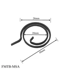 Пружинная спираль для дверного замка, плоский провод 28 мм