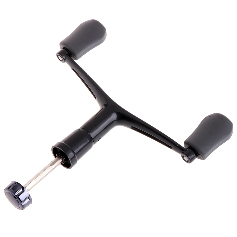 Рыболовная ручка катушка с двойной ручкой рыболовные аксессуары из алюминиевого