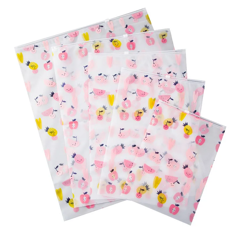 Дорожная Портативная сумка для хранения милый фруктовый принт прозрачный