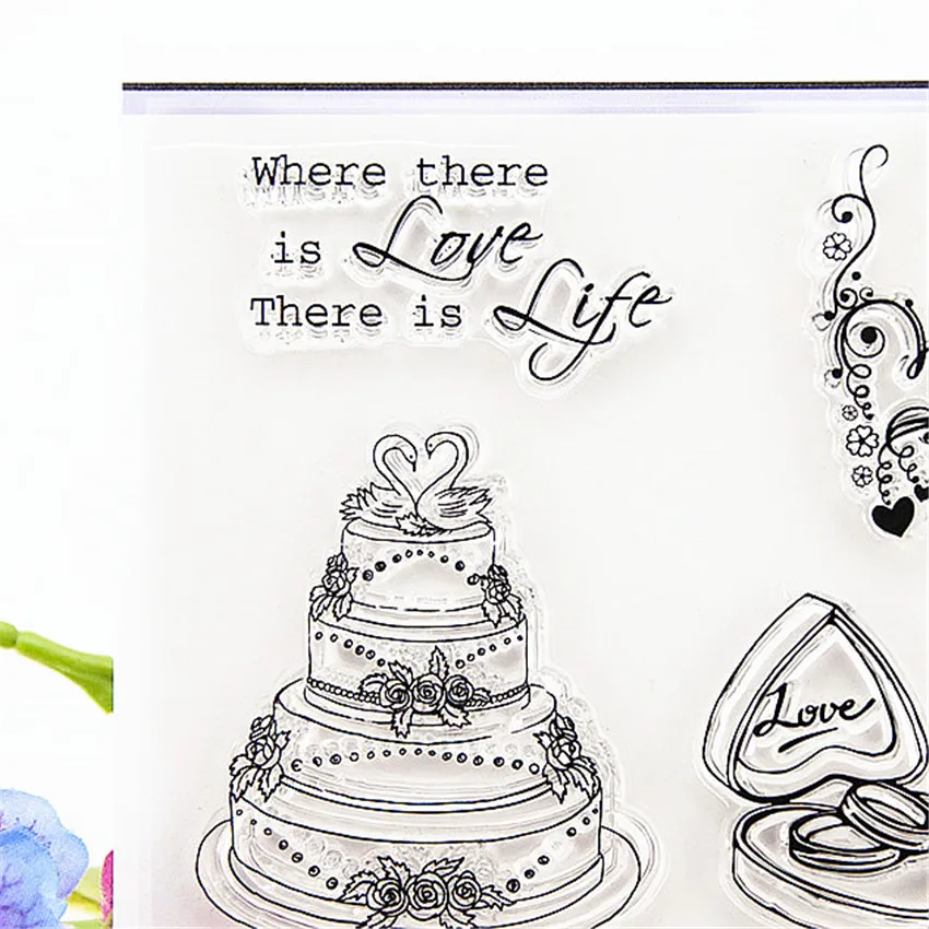 10*10 см горячая распродажа прозрачные штампы для часов/силиконовые уплотнения