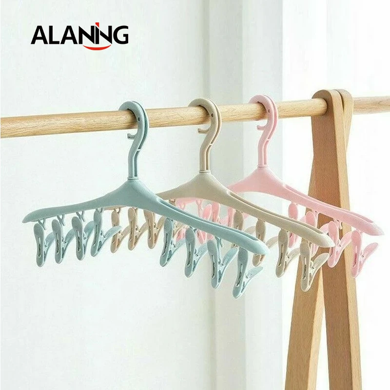 Вешалка для сушки белья с 8 зажимами|Вешалки и крючки| |