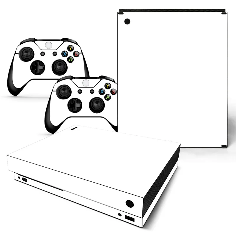 Чистый цвет для X BOX ONE оформление и наклейка с 2 контроллерами Виниловая x box one