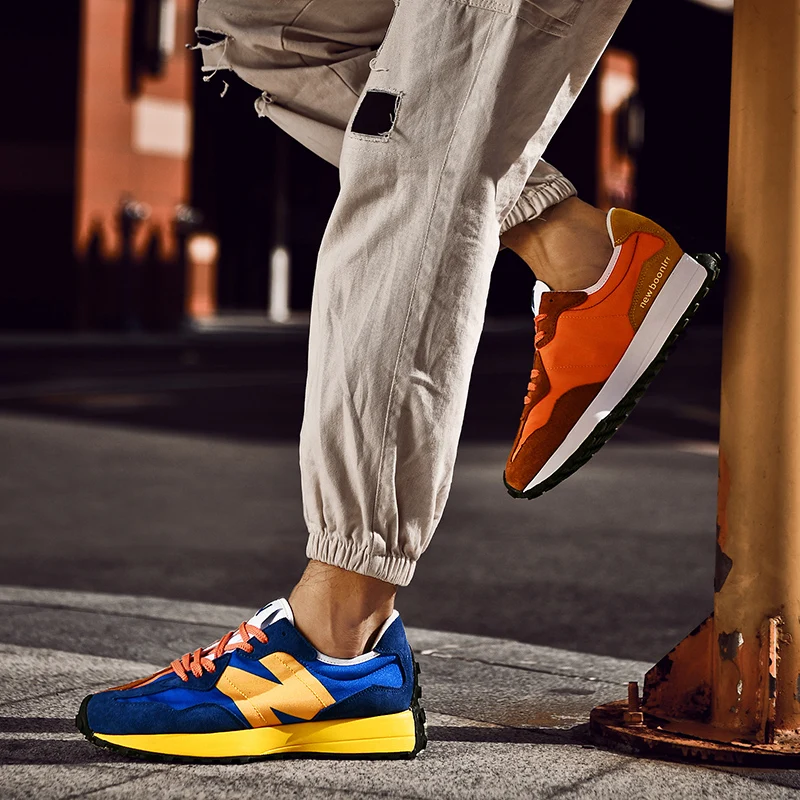 

NB 327 New cool running sports men's shoes leather old shoes women retro casual couple running shoes N word women's shoes 45