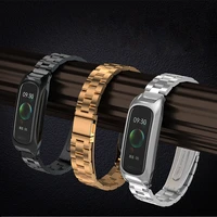 metal wristband for oppo band stainless steel strap oppo band fashion leather replacement strap oppo smart band accessories