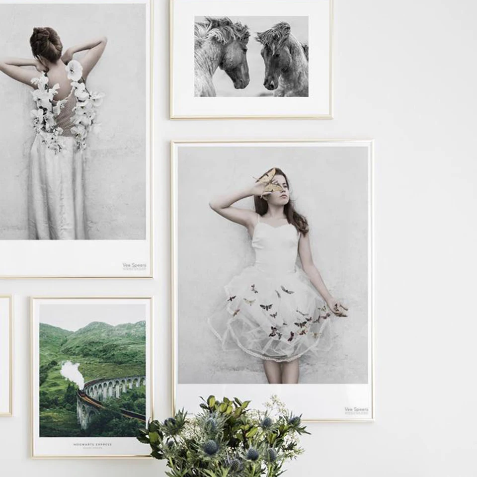 Модная женская фотография скандинавский постер балерины холст картина