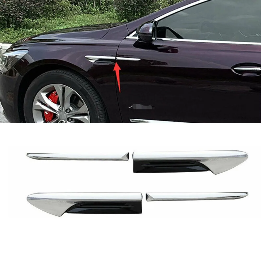 

4pcs Car Fender Side Air Outlet Cover Modified Decorative Trim Strip For Buick Lacrosse 2016-2019 High Quality ABS