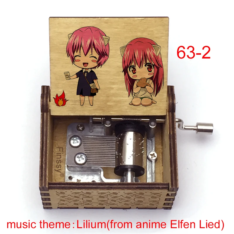 Популярная Музыкальная шкатулка с героями аниме Elfen Lied музыкальная Lilium тема