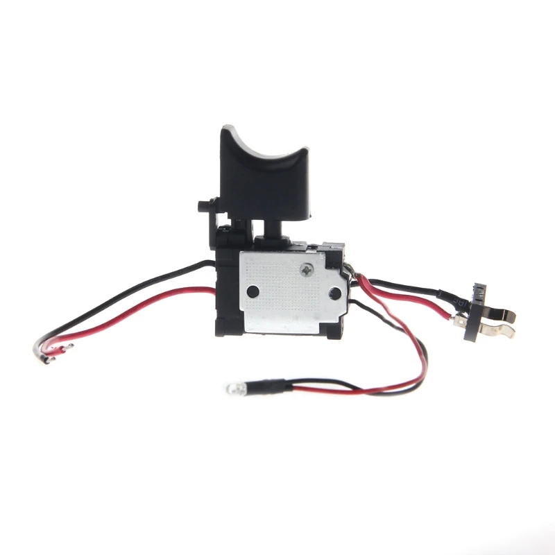 

Electric Drill Dustproof Speed Control Push Button Trigger Switch DC 7.2-24V 652A