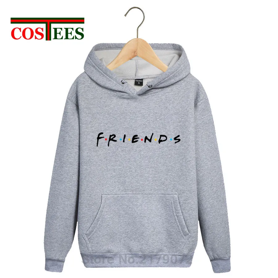 Модные мужские свитшоты толстовки с капюшоном и надписью Friends TV Show Лучшие