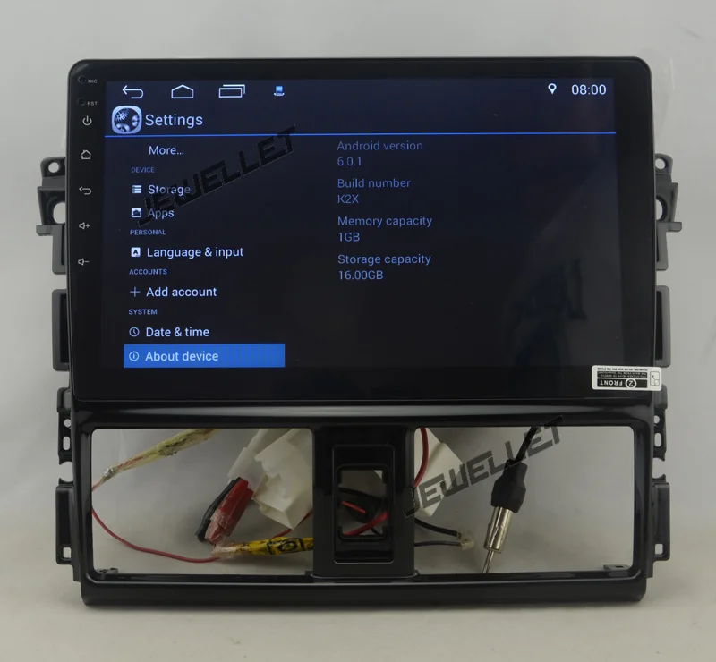 10 1 &quotчетырехъядерный 2.5D ips экран Android Автомобильный gps Радио навигатор для Toyota Vios