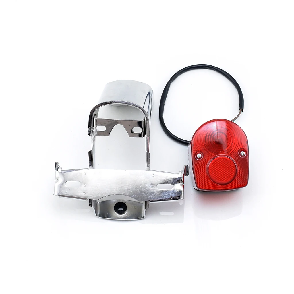 Motorcycle Taillight Bracket Tail light lamp Assy &amp Metal Stent silver For HONDA DAX ST50 ST70 CT50 CT70 |