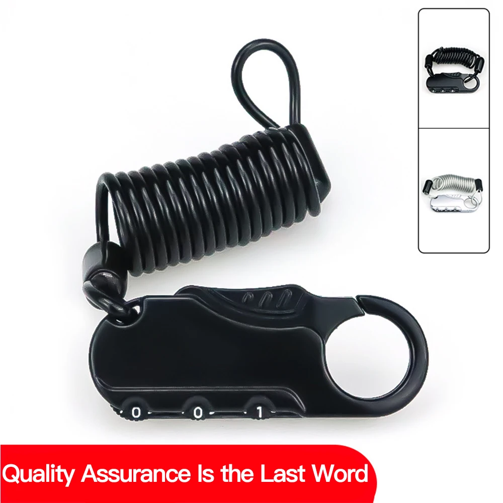 

Мини-замок для шлема, велосипедный замок с паролем, защита от кражи, велосипедный телефон, замок с кабелем, велосипедный Комбинированный Зам...