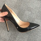 Женские вечерние туфли на каблуке 7-12 см, с острым носком