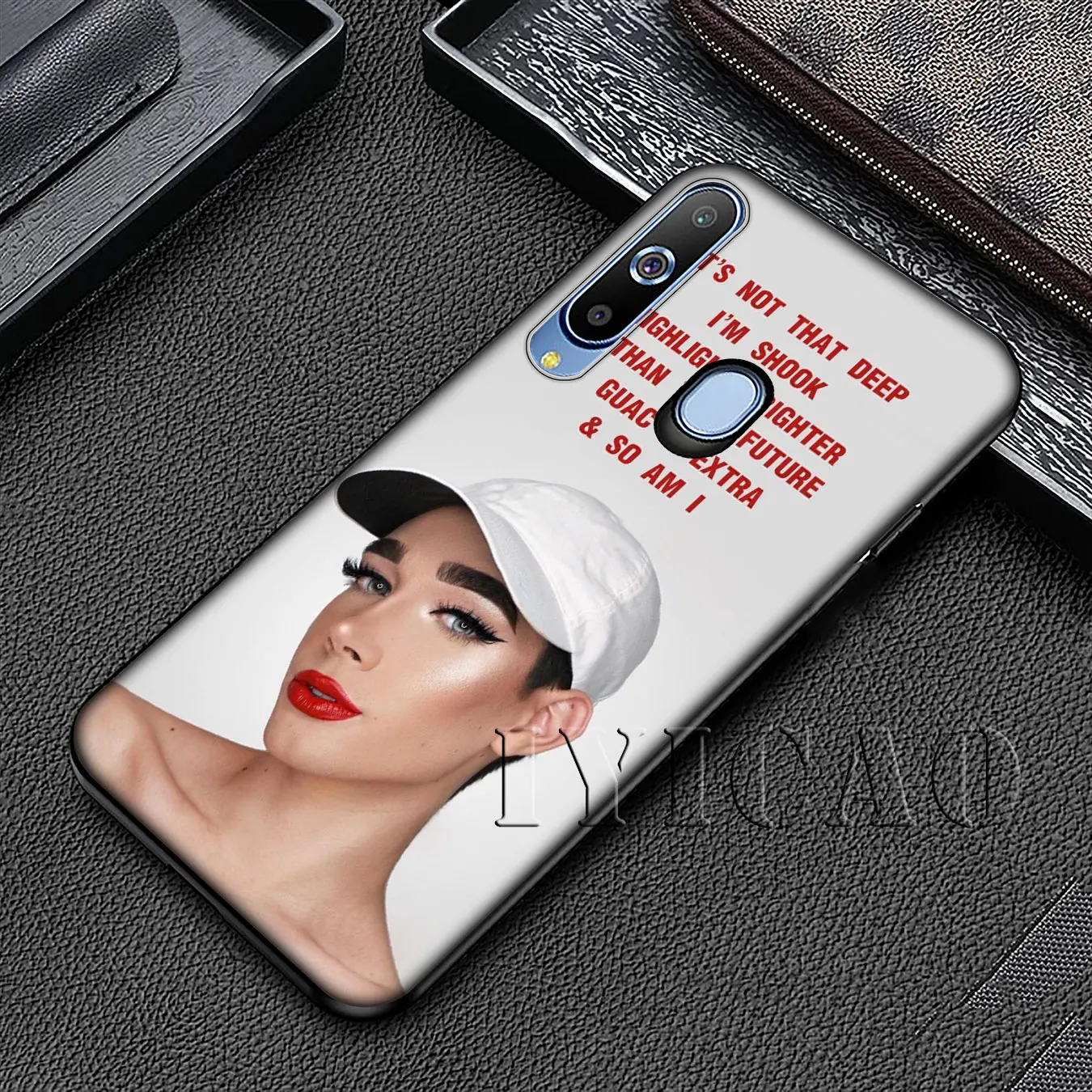 IYICAO makeups James Charles Soft Silicone Case for Samsung Galaxy A70 A60 A50 A40 A30 A20 A10 M10 M20 M30 M40 A20E Cover |