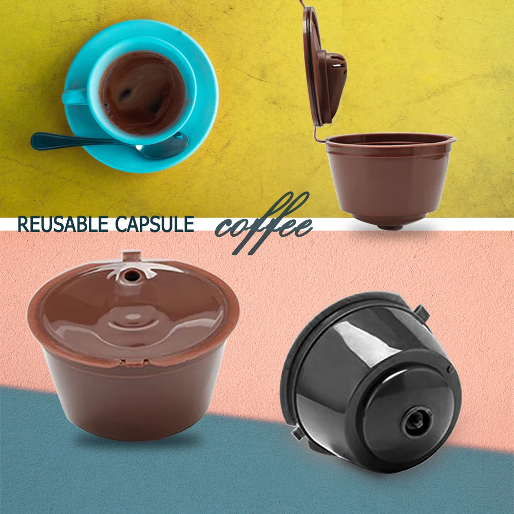 

2/3pcs Coffee Machine Reusable Capsule Coffee Cup Filter For Nescafe Refillable Coffee Cup Holder Pod Strainer for Dolce Gusto