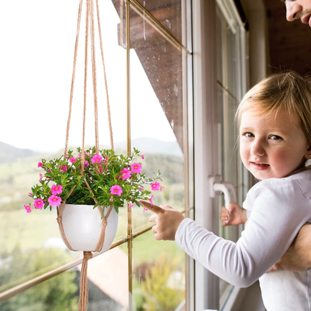 2 шт/1 шт макраме для растений Цветочная висячая корзина растительная подвесная