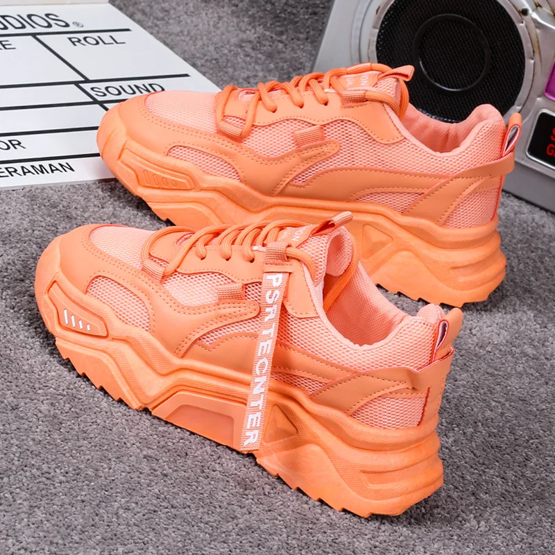 

Candy-Colored Fashion Sneakers Women Mesh Ventilation Comfortable Casual Shoes Fashion Female Trainers Shoes Woman