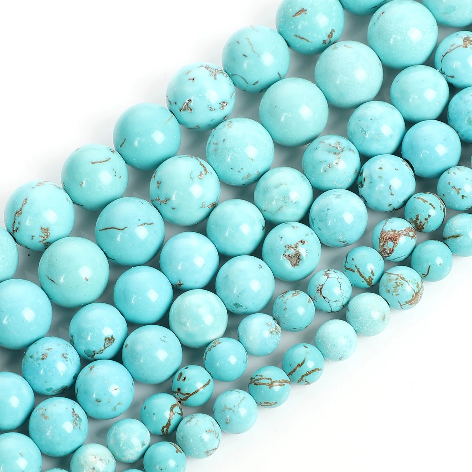 Бусины из натурального камня диаметром 15 дюймов незакрепленные бусины для