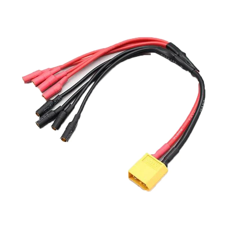 XT60 до 3 5 мм 4 Вт/JST провод Bullet Multistar ESC Power кабель для квадрокоптера светодиодный +