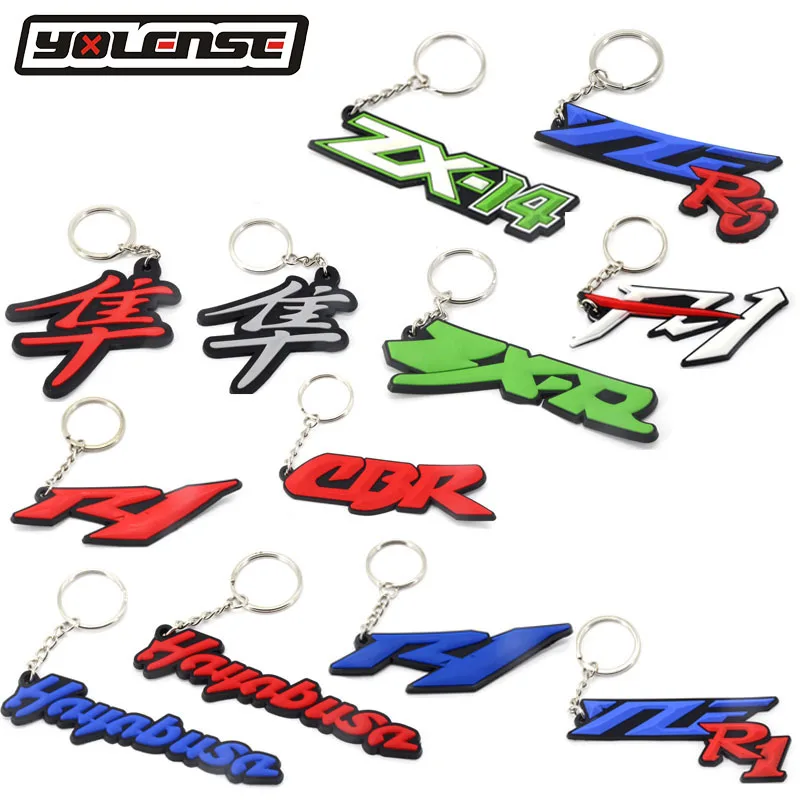 Брелок для ключей KAWASAKI HONDA SUZUKI YAMAHA YZF R1 R6 CBR FZ1 HAYABUSA аксессуары мотоциклов крутой